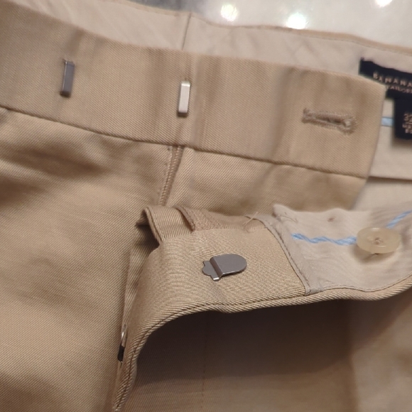 Banana Republic Tailored Slim Fit Tan Suit 32/30 Pants 40R Jacket - Picture 7 of 13